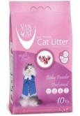 10 LT VanCat Bentonite Bebek Pudrası Kokulu Kedi Kumu