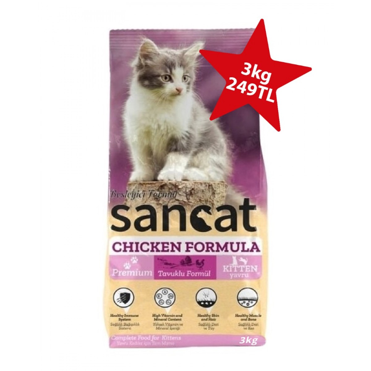 San Cat Kitten Yavru Kedi Maması