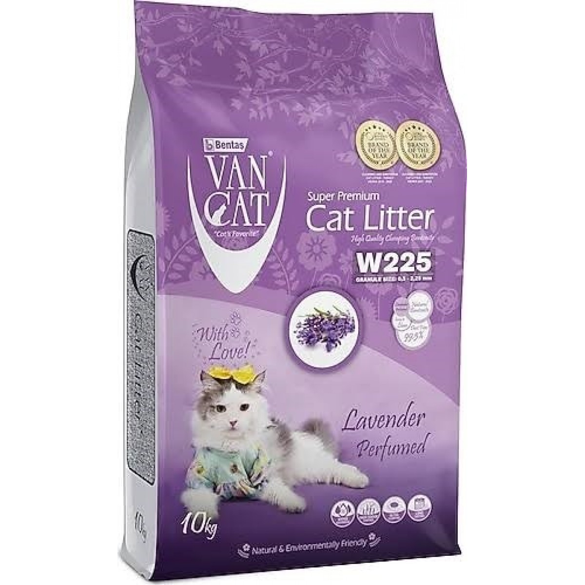 10 LT VanCat Bentonite Lavanta Kokulu Kedi Kumu