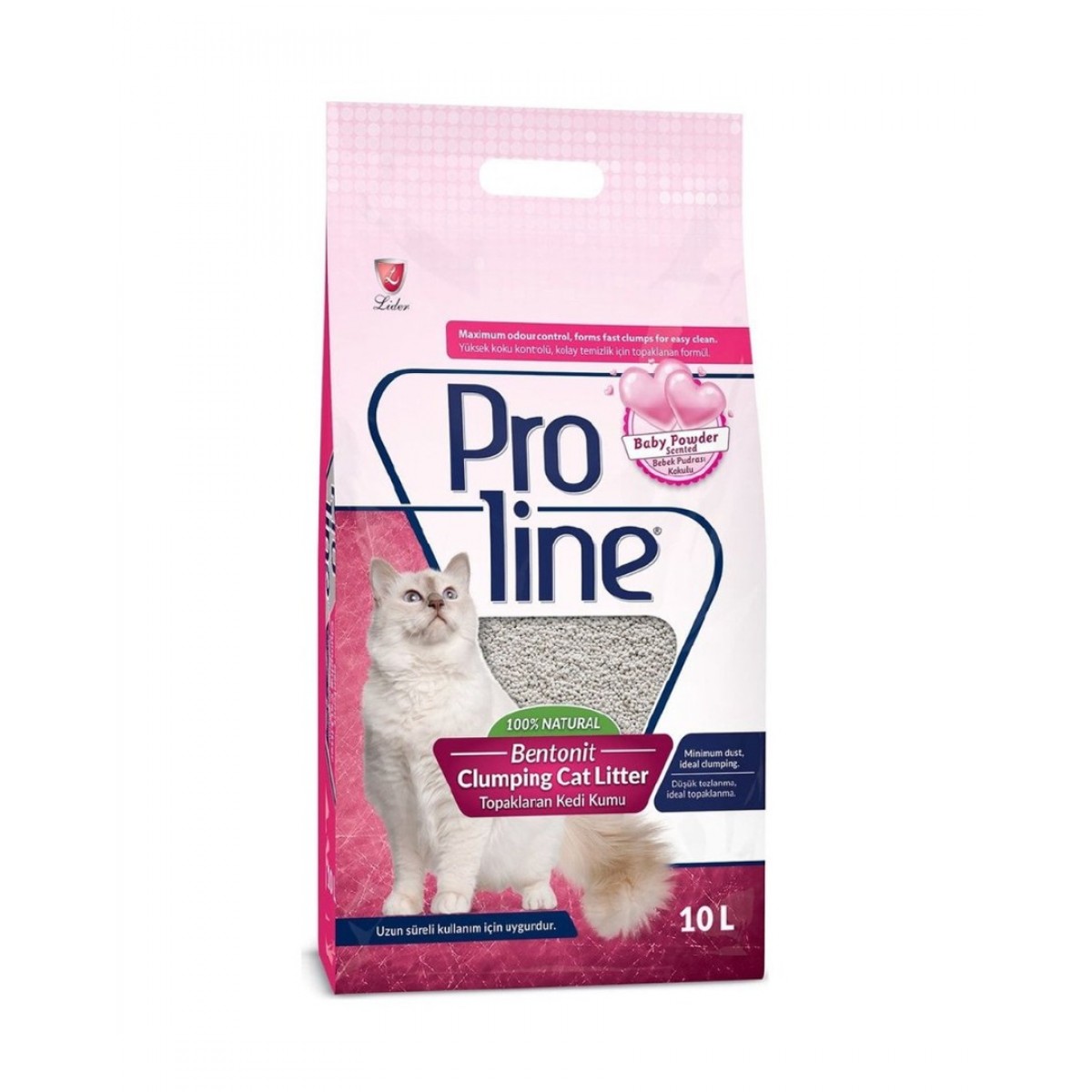 10 LT Proline Kedi Kumu Bebek Pudra Kokulu