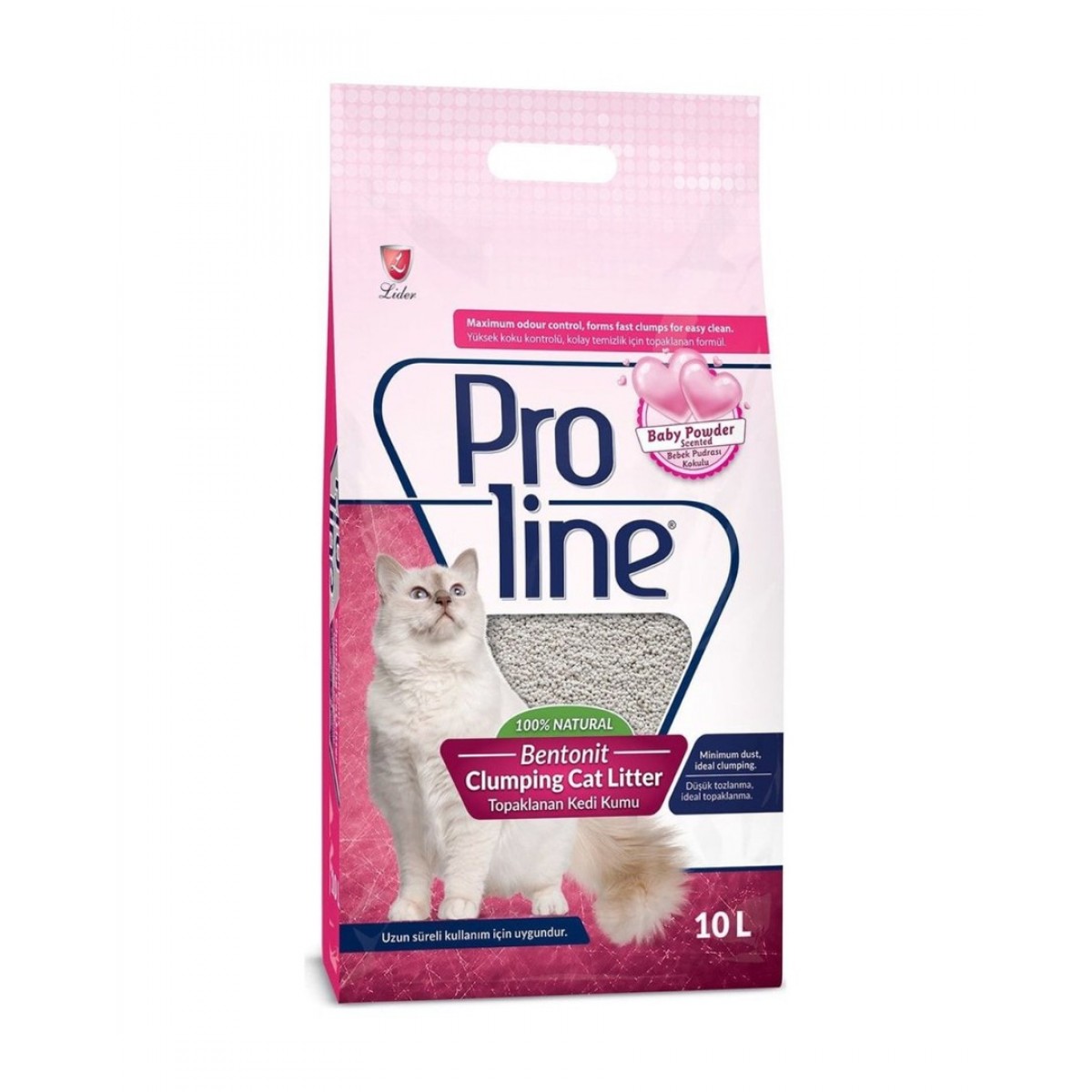 10 LT Proline Kedi Kumu Bebek Pudra Kokulu