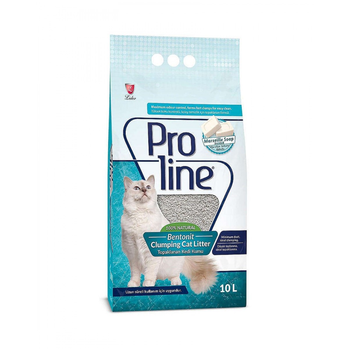 10 LT Proline Kedi Kumu Marsilya Sabun Kokulu